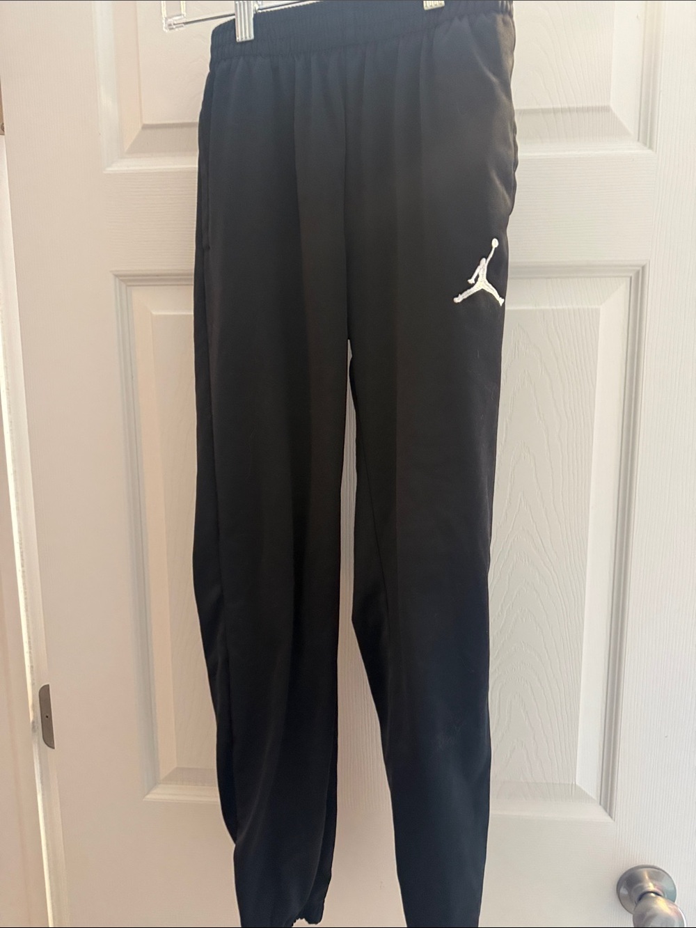 Jordan Black Kids' Joggers with White Jumpman